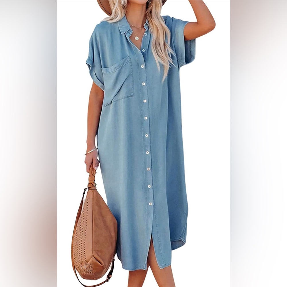 Never been worn, cupshe denim dress